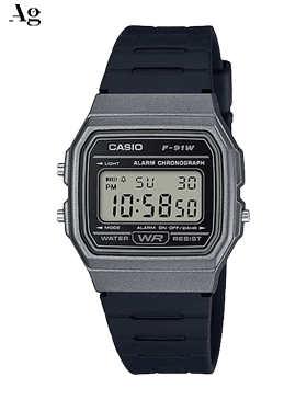 ساعت مچی مردانه CASIO F-91WM-1B